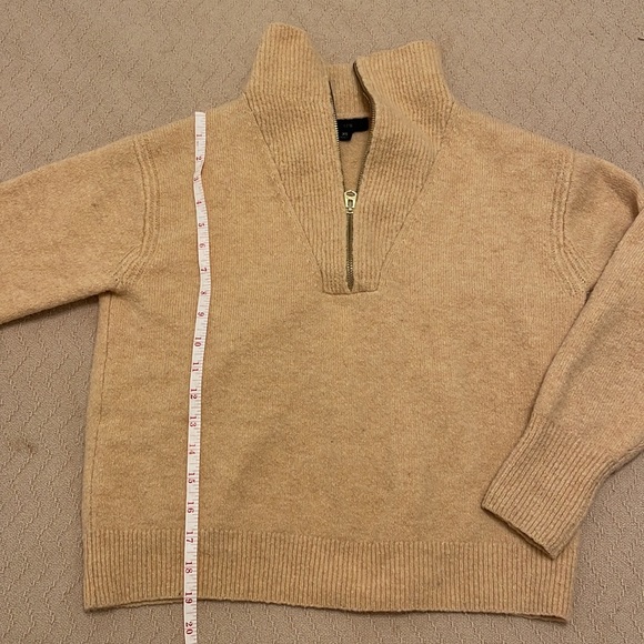 J Crew Merino Wool Quarter Zip Sweater - Picture 6 of 6
